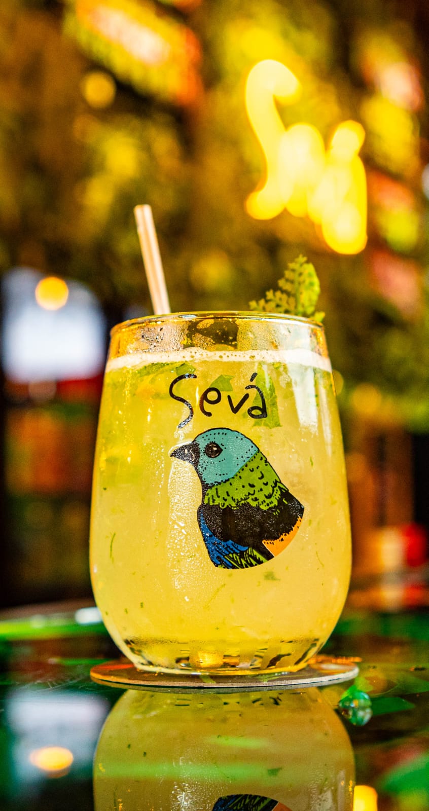 Caipirinha de Manjericão